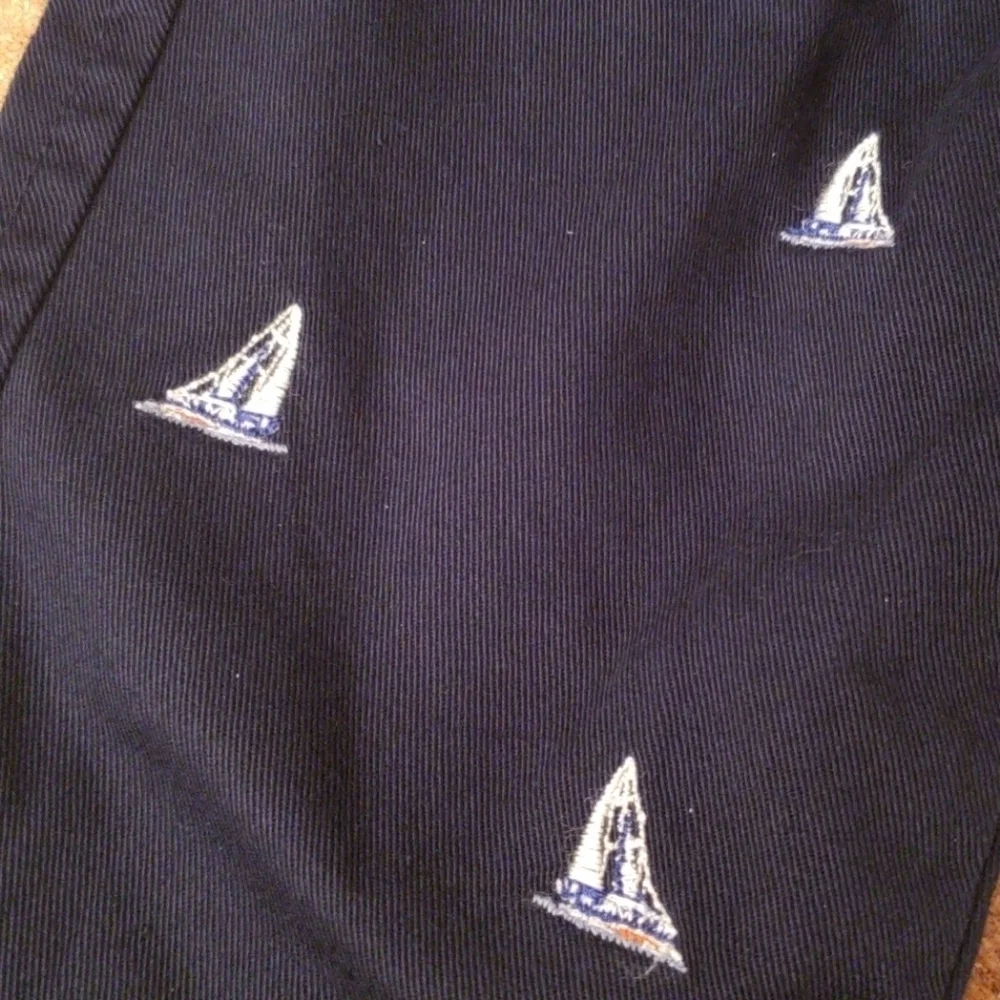 Ralph Lauren Navy Sailboat Pants
